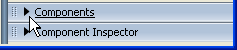 Drop down arrow opens a panel