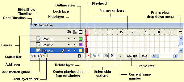 diagram of the Timeline